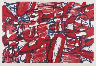 Jean Dubuffet - Les Passants (W. 1270)