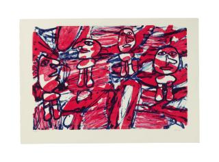 Jean Dubuffet - Les Passants (Webel 1270)