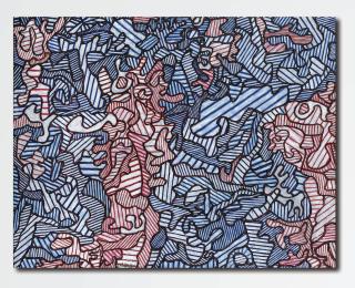 Jean Dubuffet - Les Riches Fruits De L\'Erreursigned, Dedicated To Max Loreau And Dated 63; Signed, Titled And Dated Mars 63 On The Back; Oil On Canvas. Executed On March 12Th, 1963.