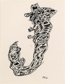 Jean Dubuffet - Lettrine J