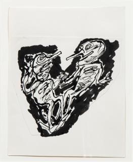 Jean Dubuffet - Lettrine V