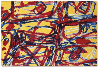 Jean Dubuffet - Mire<b> </b>G 36 (Kowloon)