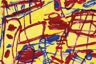 Jean Dubuffet - Mire G 16