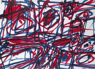 Jean Dubuffet - Mire G 184 (Boléro)