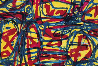 Jean Dubuffet - Mire G 66