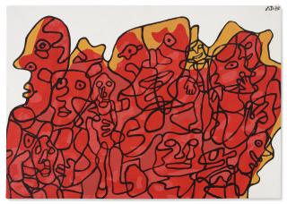 Jean Dubuffet - Mondanité Xxiii