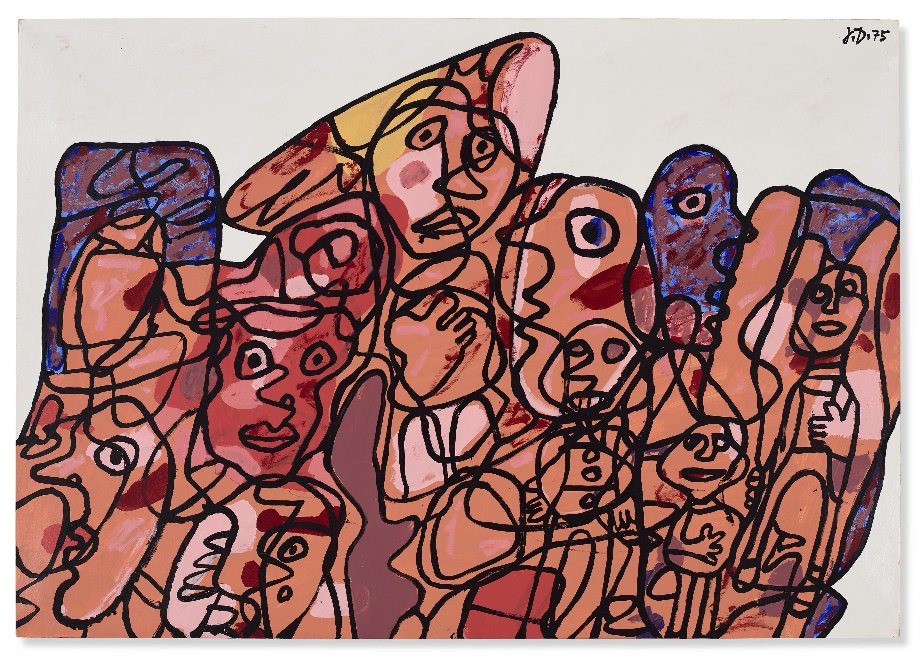 Jean Dubuffet - Mondanité XXX