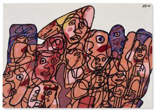 Jean Dubuffet - Mondanité XXX