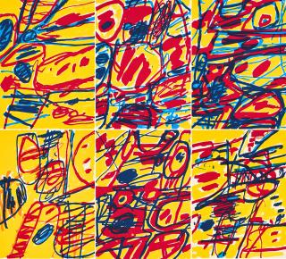 Jean Dubuffet - Oriflammes.