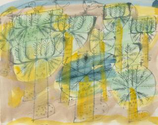 Jean Dubuffet - Palmeraie Aux 4 Oiseaux