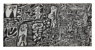Jean Dubuffet - Parcours (Webel 1266)