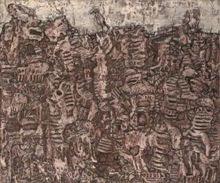 Jean Dubuffet - Paysage Aux Oiseaux Perchés