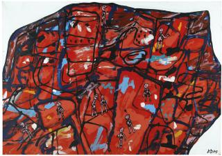 Jean Dubuffet - Paysage Du Limousin Ii