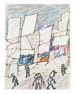 Jean Dubuffet - Paysage urbain