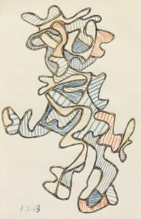 Jean Dubuffet - Personnage S. 31