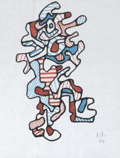 Jean Dubuffet - Personnage Xiv