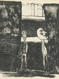Jean Dubuffet - Pisseurs Au Mur (Webel 62)