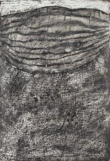 Jean Dubuffet - Plage de galets déserte