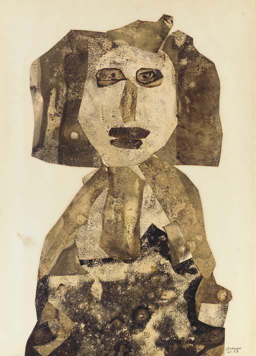Jean Dubuffet - Portrait de Jeune Femme
