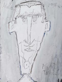 Jean Dubuffet - Portrait de Michel Tapié