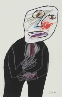 Jean Dubuffet - Portrait d\'Homme