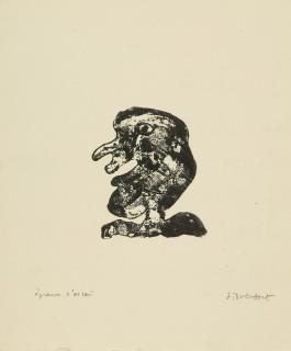 Jean Dubuffet - Profil Hilare (cul-de-lampe final).