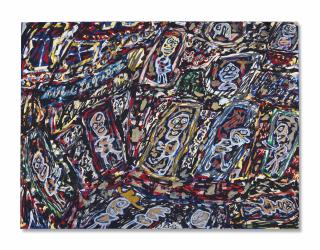 Jean Dubuffet - Rue Montmartre (la Paltoque)