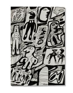 Jean Dubuffet - Site avec 14 personnages