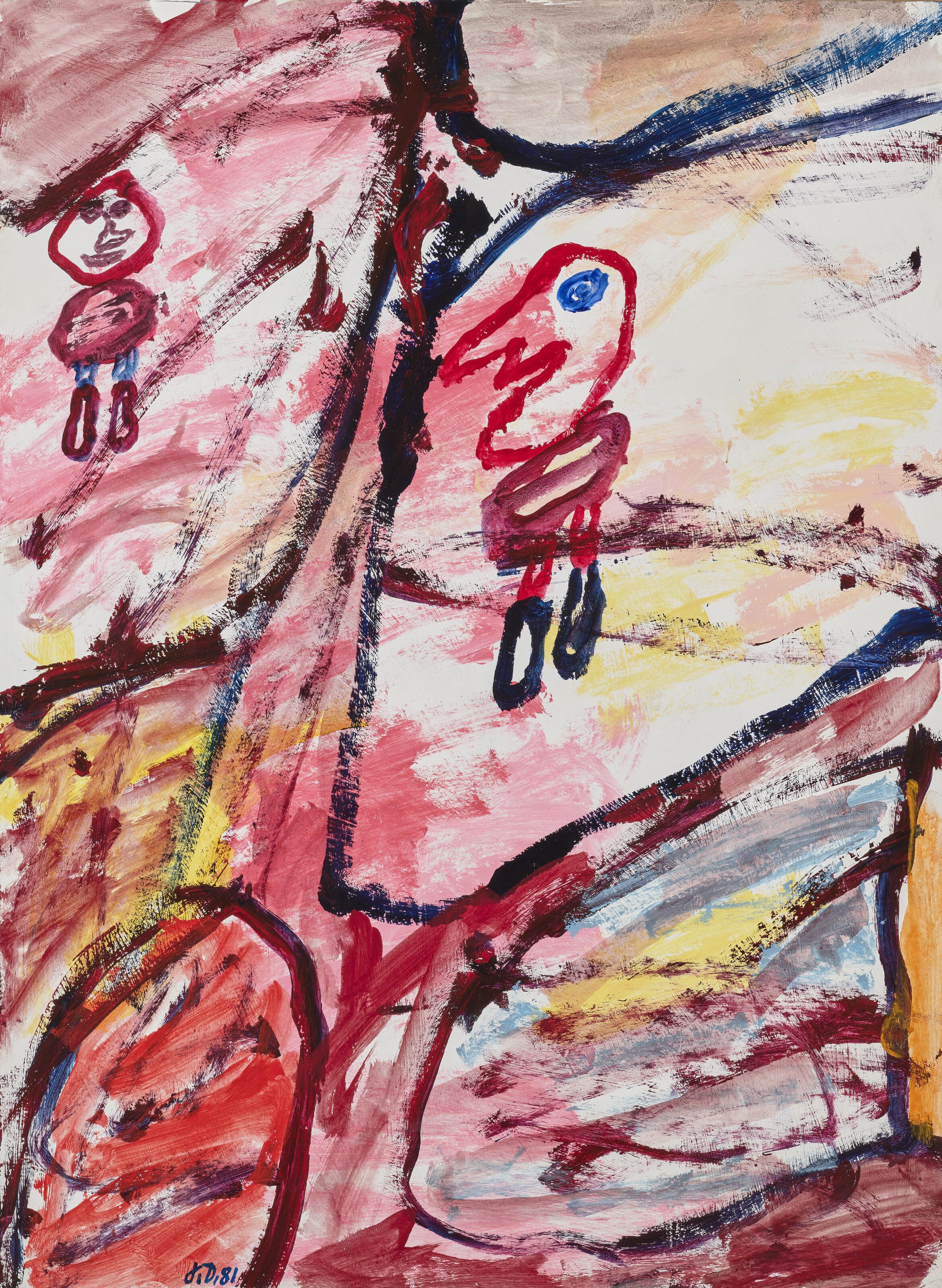 Jean Dubuffet - Site avec 2 personnages