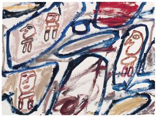 Jean Dubuffet - Site avec 4 personnages