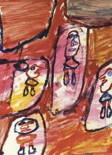 Jean Dubuffet - Site avec 4 personnages