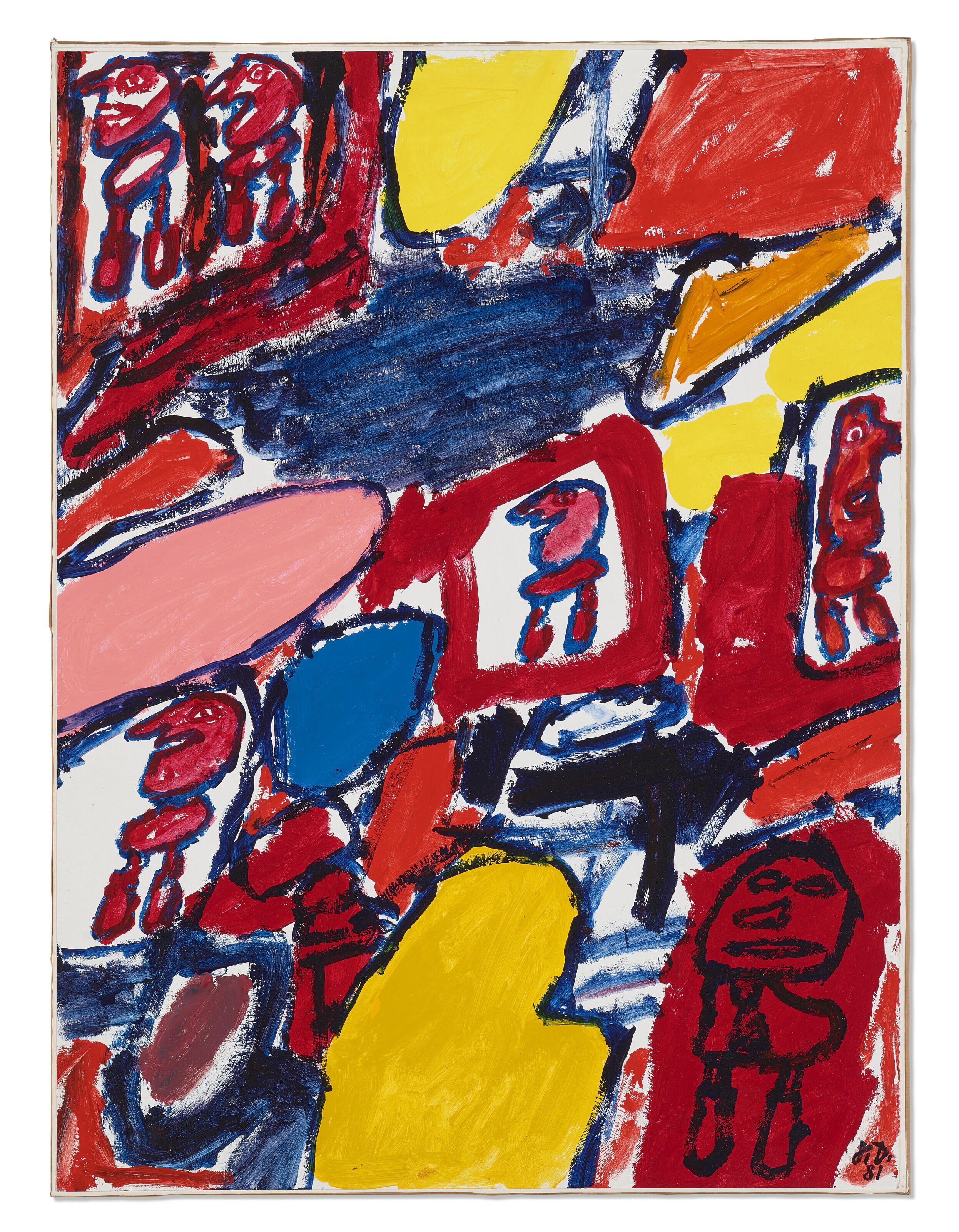 Jean Dubuffet - Site avec 6 personnages