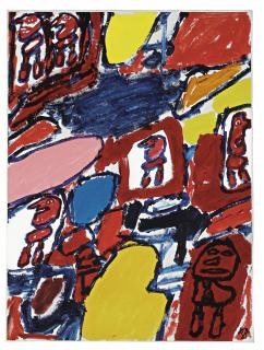 Jean Dubuffet - Site Avec 6 Personnages