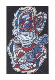 Jean Dubuffet - Tasse de thé V (utopique) (Cup of Tea V (Utopian))