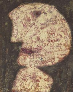 Jean Dubuffet - Tête aux soufflures