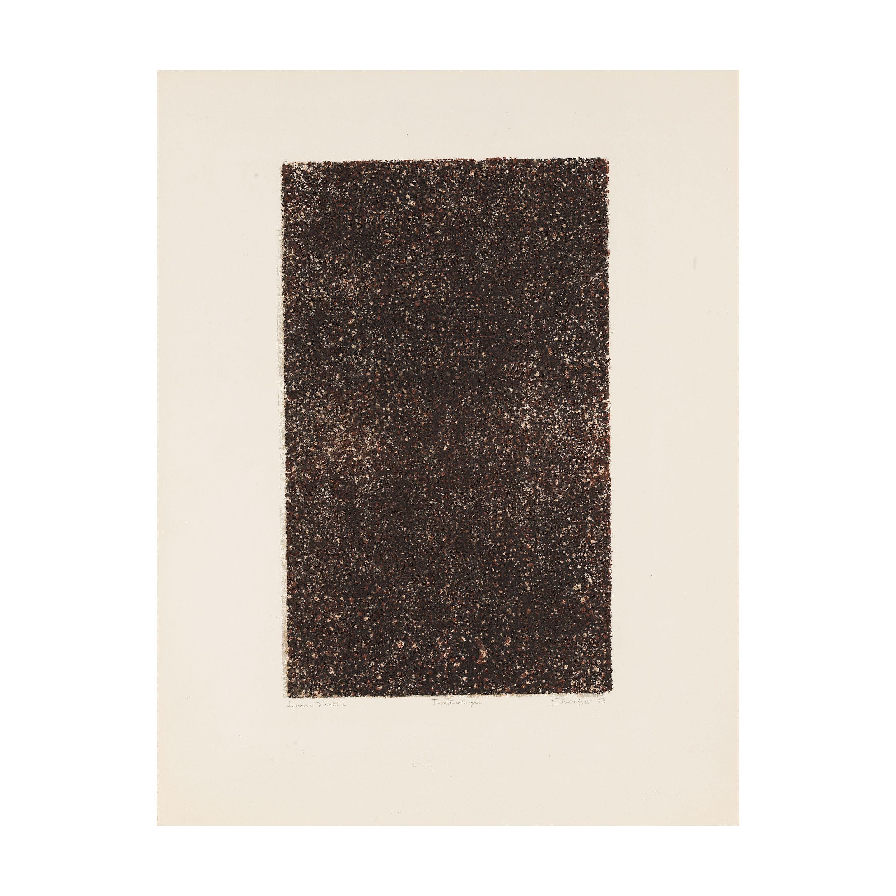 Jean Dubuffet - Texturologie, 1958