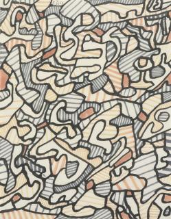 Jean Dubuffet - Untitled (Texte Historie Iv)