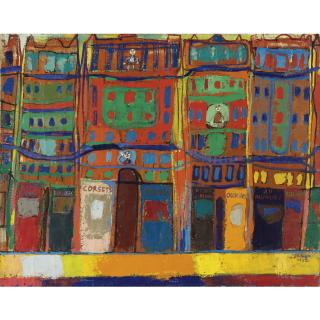 Jean Dubuffet - Vue De Paris, Le Petit Commerce