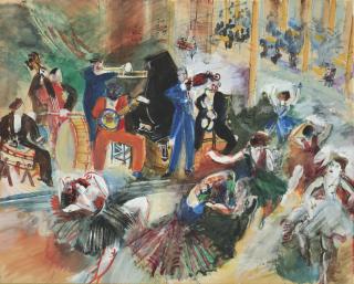 Jean Dufy - Au Music hall