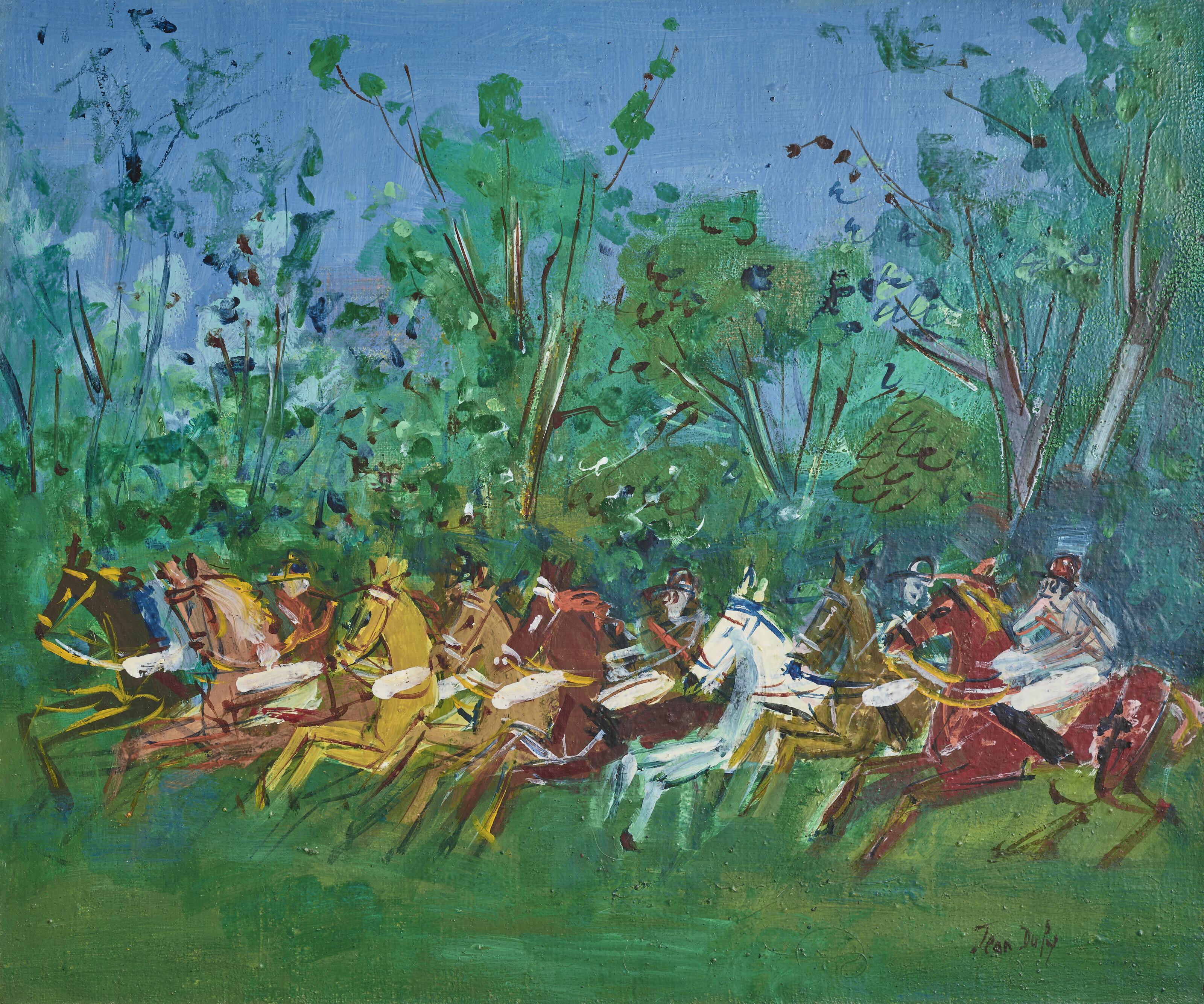 Jean Dufy - Aux Courses