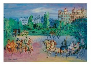 Jean Dufy - Avenue Du Bois De Boulogne