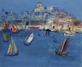 Jean Dufy - Baie De Lisbonne