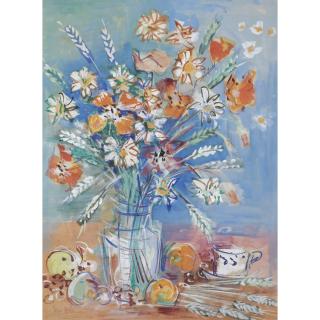 Jean Dufy - Bouquet Champêtre