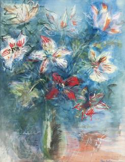 Jean Dufy - Bouquet de fleurs