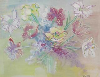 Jean Dufy - Bouquet de fleurs