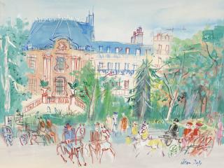 Jean Dufy - Calèches et cavaliers