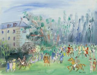 Jean Dufy - Chasse À Courre À Preuilly-Sur-Claise