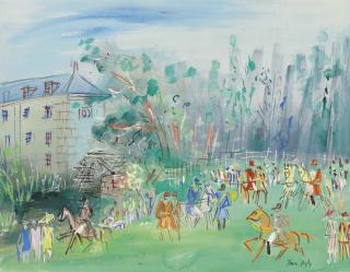 Jean Dufy - Chasse à courre à Preuilly-sur-Claise