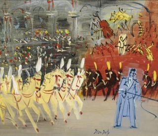 Jean Dufy - Chevaux En Liberté