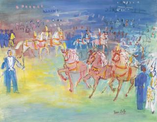 Jean Dufy - Chevaux En Liberté